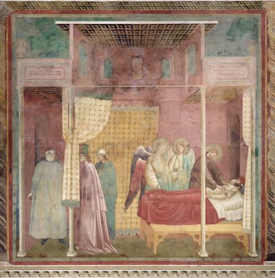 St. Francis Cures the Injured Man from Lerida, 1297-99 by Giotto di Bondone